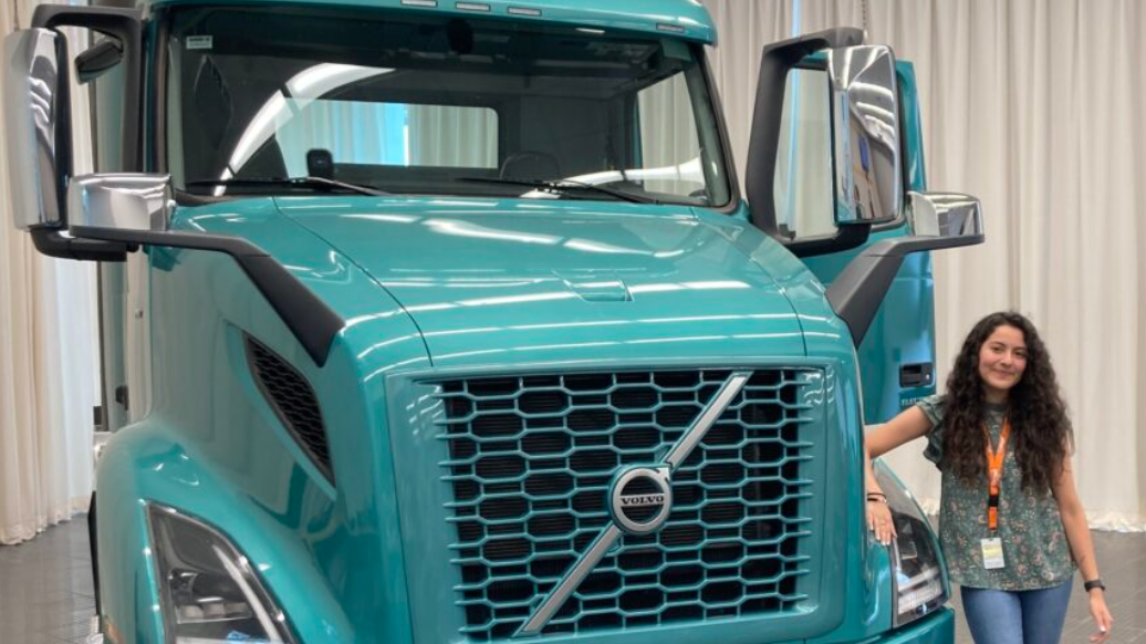 Jenny Aguirre Begins Engineer Career at Volvo Trucks