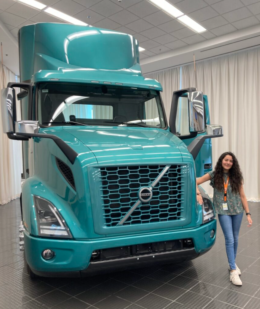 Jenny Aguirre Begins Engineer Career at Volvo Trucks